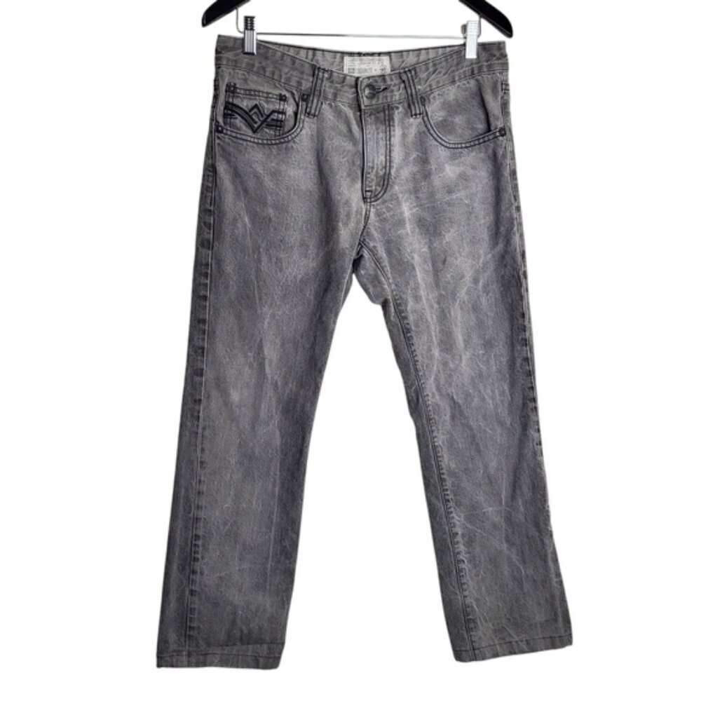 Vintage Ecko Unltd. Straight Fit Broken In 80s Stonewash Grey Men's Size 30